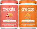 Create Creatine Monohydrate Gummies - Peach Sunrise Duo - Sour Peach &amp Orange - Creatine Gummies for Women &amp Men NSF Certified 3rd Party Tested Anti-Melting Formula 180 Count (2-Pack)