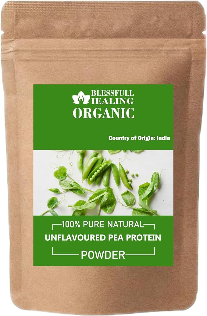Organic Unflavoured Pea Protien Powder 100% Pure Natural 100 Gram / 3.52 oz