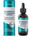 Magnesium L-Threonate Liquid Drops Triple Calm Magnesium Threonate w. Apigenin Theanine Lemon Balm for Relaxation Sleep High Absorption for Brain Health &amp Cognitive Support 2.0 Fl Oz