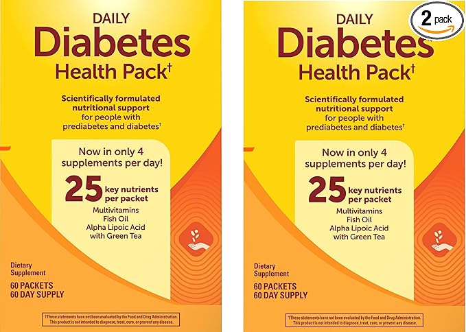 (Pack of 2) Diabiets Health Pack 60 Packets