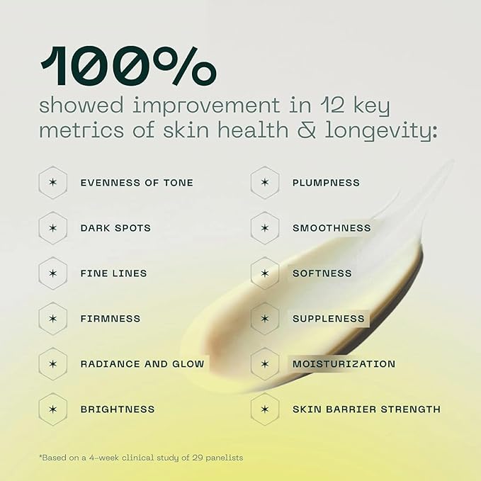 Aramore NAD+ Cell Energizing Skin Care Treatment with Proprietary NAD+ Precursor Complex Clinically Proven to Target 12 Signs of Aging - 15ml
