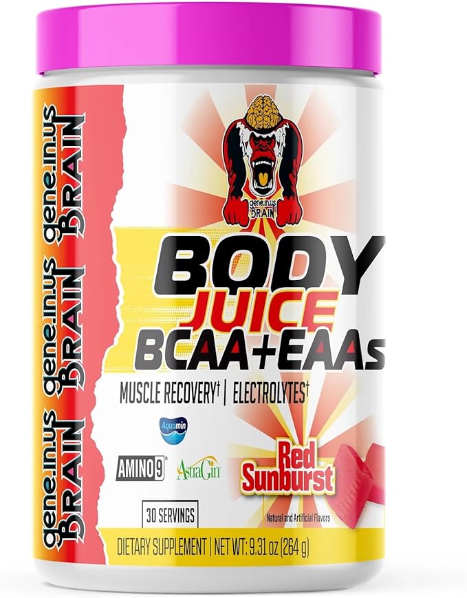 Gene in Us - Body Juice Bcaas and Eaas Red Sunburst