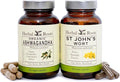 Herbal Roots Mood Duo Organic St. John's Wort and Ashwagandha Supplement Natural Mood Support Non-GMO