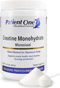 Patient One Creatine Monohydrate Micronized Powder 5 g | Supplement to Support Muscle Health and Cognitive Function* | Unflavored | 90 Servings | 16.19 oz