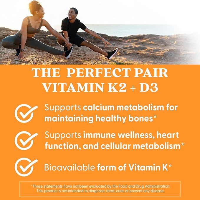 Doctors Best Natural Vitamin K2 MK-7 Plus D3 Supports Tissue Artery &amp Bone Health Non-GMO Gluten Free Soy Free Vegetarian 60 Veggie Caps