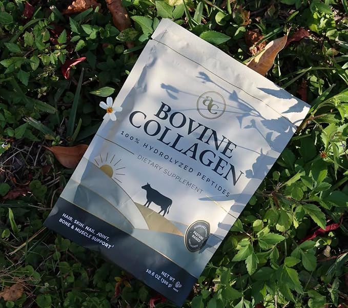Kosher Hydrolyzed Bovine Collagen Powder - 10 oz - Pasture Raised Collagen Peptides for Skin and Hair Support
