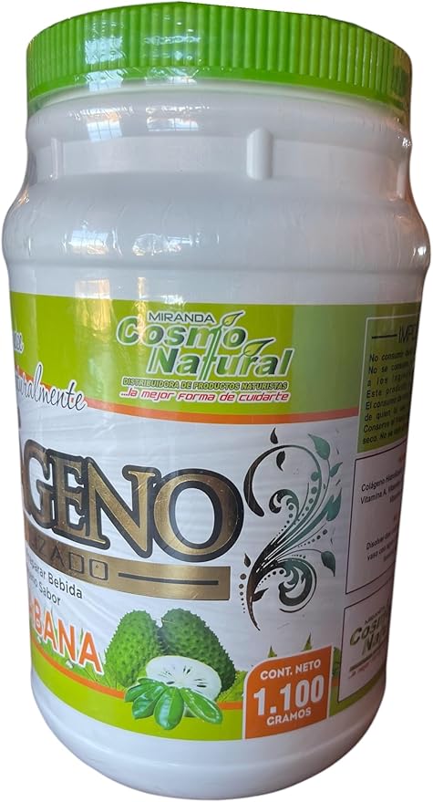 Natural Hydrolyzed Collagen Powder Enhancer Guanabana Flavor 2.2lbs with Vitamins A B C Natural Drink Mix ShakesSmoothies
