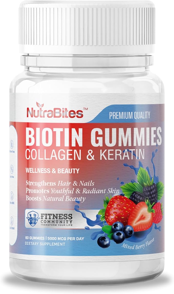 Women’s Wellness Pack - Biotin Maca Probiotic and Collagen Gummies - Supports Hormonal Balance Energy Hair &amp Skin Health - 4-Pack for Daily Vitality