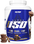Alpha Supps ISO Low Carb 100% Whey Protein Isolate Powder 25 Grams Per Serving Helps Support Muscle Growth Low Sugar and Gluten Free (Chocolate Peanut Butter 5 lb)