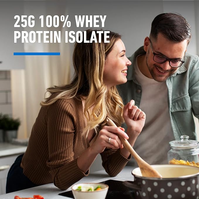 Isopure Zero Carb 100% Pure Whey Isolate Protein Powder Gluten Free With Vitamins Creamy Vanilla 25g Protein Per Serving 7.5 Lbs 110 Servings (Packaging May Vary)