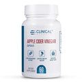 Clinical Effects Apple Cider Vinegar Capsules - 1300mg Pure Apple Cider Vinegar for Weight Management Heart Health and Energy Support - 60 Veggie ACV Pills - Made in The USA