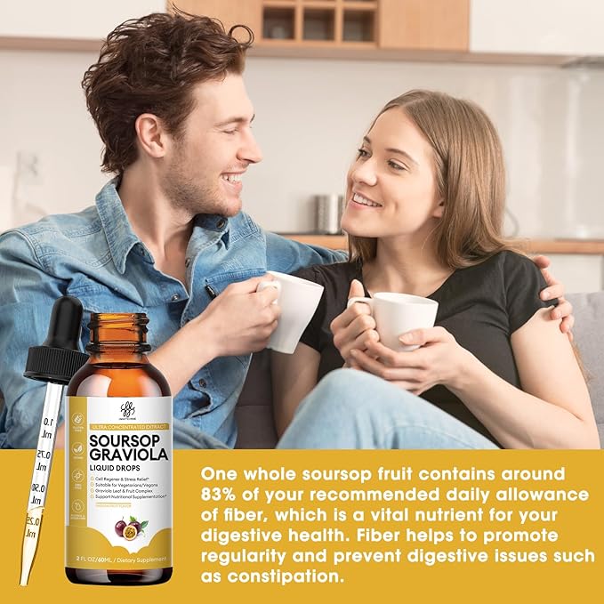 iMATCHME Premium Soursop Graviola for Digestion Support Healthy Skin &amp Sleep Soursop Extract Liquid Drop from Graviola Leaf and Fruit Sugar/Caffeine/Gluten Free Passion Fruit Flavor 2 Fl Oz