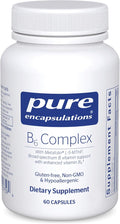 Pure Encapsulations B6 Complex - Supports Nervous System &amp Brain Health* - Includes B Vitamins - Contains Enriched Vitamin B6 - Non-GMO &amp Gluten Free - 60 Capsules