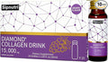 Diamond Collagen Drink 15000mg Marine Collagen Peptides Liquid Shots Best Served Chilled to Minimize Fish Taste Supports Skin Hair &amp Nail Health -1.69 fl oz x10
