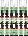 LOVITA 18-Piece Premium Wellness Bundle - 6 Propolis Drops 6 Sprays &amp 6 Echinacea Liquids Complete Respiratory Support (18 Pc)