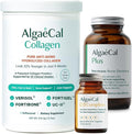 ALGAECAL Calcium Vitamin D3 &amp Collagen Bundle – Hydrolyzed Collagen with Clinically-Supported Verisol Fortibone &amp Fortigel Plus Calcium Vitamin ADEK &amp Trace Minerals for Bone Health &