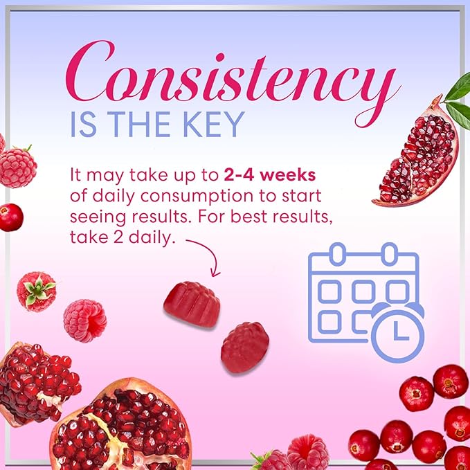 Probiotics for Women Gummies with Cranberry - 6 Premium Strains for PH Balance Digestive Health Vaginal &amp Immune Support 3 Billion CFU Women's Probiotic Gummy for Feminine Health - 120 Gummies