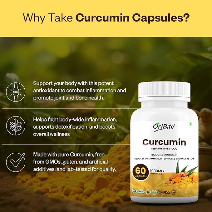 Curcumin with Black Pepper – High Absorption Turmeric Root Extract Supplement for Joint Heart &amp Immune Support – Natural Antioxidant &amp Inflammation Response Support – 60 Capsules Non-GMO