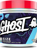 GHOST Size Muscle Builder Dietary Supplement - Natty 30 Servings – Support Muscle Growth &amp Strength Building for Men &amp Women - Creatine &amp Betaine - Free of Sugar &amp Gluten