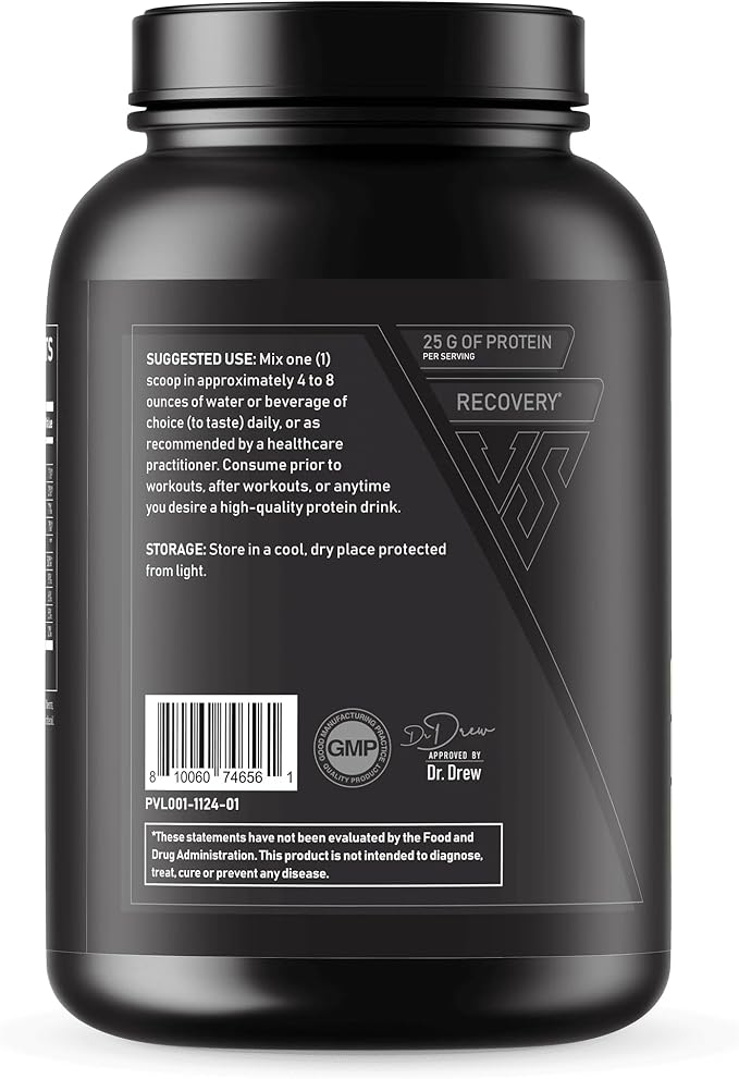 V Shred MD Vanilla Protein – Dr. Drew Approved Protein Powder with 25g Protein – Supports Strength Wellness &amp Daily Nutrition – Natural Creamy Flavor