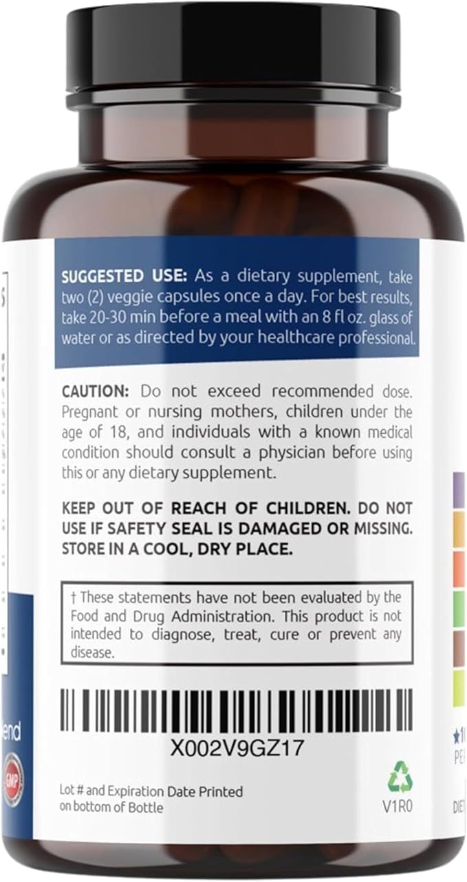 healblend 10 in 1 Immune Support Supplement Booster with Elderberry Zinc Echinacea Turmeric Lactobacillus Acidophilus for Adults (2 Pack)
