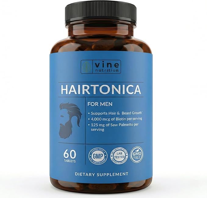 DHT Blocker for Men – Hair Growth Supplement with Biotin MSM Saw Palmetto &amp Zinc – Supports Thicker Fuller Hair &amp Healthy Scalp – Non-GMO Made in USA GMP Certified