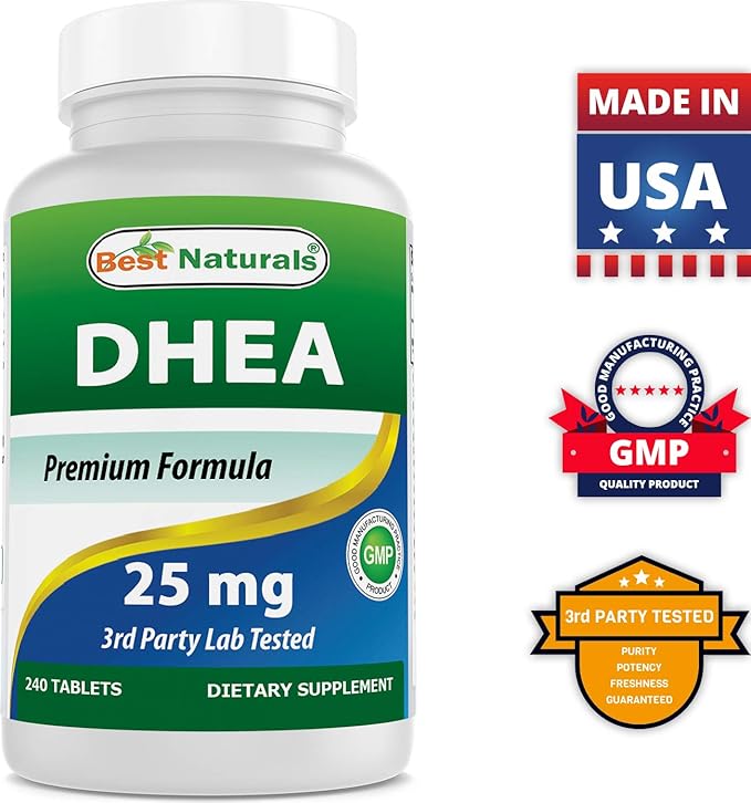 Best Naturals Dhea 25mg &amp Ashwagandha Extract 500 Mg