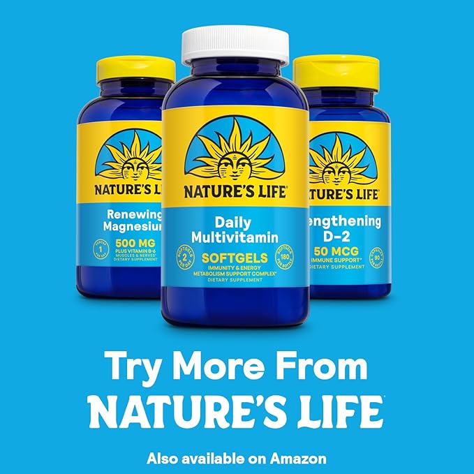 Nature's Life Nourishing Monolaurin 1000mg 250ct and Protecting Zinc Picolinate 30mg 250ct - Gut Health and Immune Support Supplements - Monolaurin from Raw Coconuts Chelated Zinc - 60-Day Guarantee
