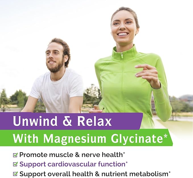 Innate Vitality Magnesium Glycinate &amp Probiotics 120 Billion Bundle Non-GMO No Gluten Dairy Soy &amp Vegan Magnesium (120 Caps) &amp Probiotic (30 Caps)