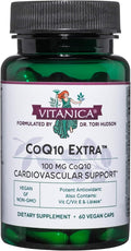 Vitanica Coq10 Extra Natural CoQ10 100mg Non-GMO Vegan 60 Capsules