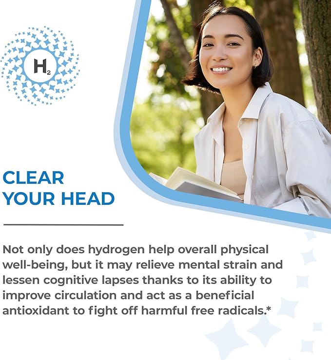 True Nano H2 with Green Tea by H2 Universe | Molecular Hydrogen with Active Hydrogen Nanobubbles Boosts Energy Powerful Antioxidant| 60 Capsules