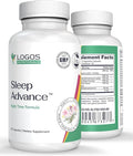 Sleep Advance - Restful Sleep Formula - 60 Capsules - Natural Sleep Aid with Magnesium Melatonin L-Theanine &amp More - Non-Addictive Stress Relief Formula for Deep Sleep