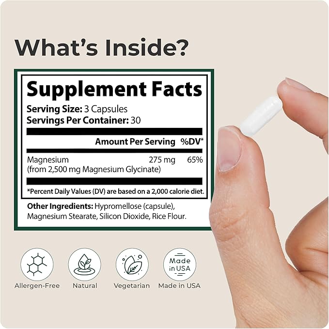 Immunity &amp Inflammation Defense Duo-Vitamin D3 2000 IU Softgels Bone &amp Immune Support100 Softgels and Hyper Absorbed Magnesium Glycinate 275 mgNatural Sleep Aid90 Capsules