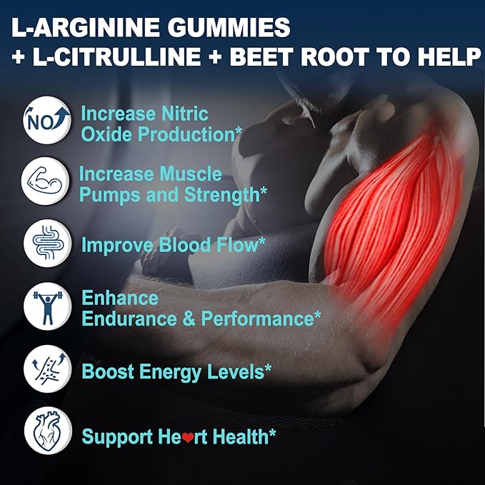 Vitamin D3 K2 + L Arginine Gummies