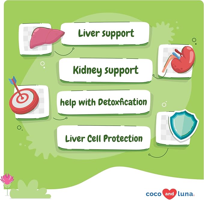 Milk Thistle + Same Soft Chews for Dogs Liver and Kidney Support Cognitive Health Liver Supplement.