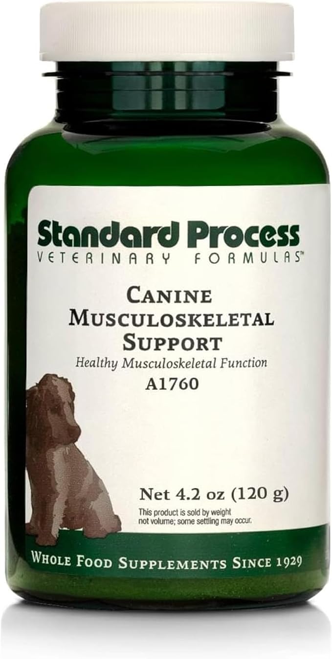 Standard Process Canine Musculoskeletal Support - Bone &amp Joint Health Formula for Pets - Canine Musculoskeletal Support Supplement - Supplement for Dogs to Aid Joint Comfort &amp Muscle Health -