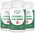 NAD+ Supplement Liposomal NAD+ Plus 800MG Nicotinamide Riboside Alternative for Cell Energy Healthy Aging and Muscle Repair 180 Capsules (Pack of 3)