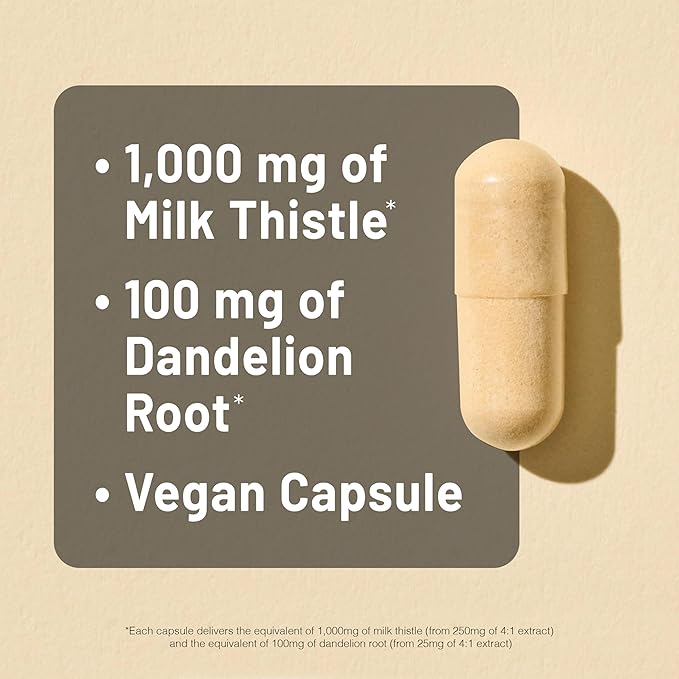 NatureWise [1] Milk Thistle + Dandelion Root - Vegan Non-GMO 60 Capsules[60-Day Supply] + (Pack of 2) Turmeric Curcumin 500mg + Bioperine Black Pepper - 30 Softgels[30-Day Supply]