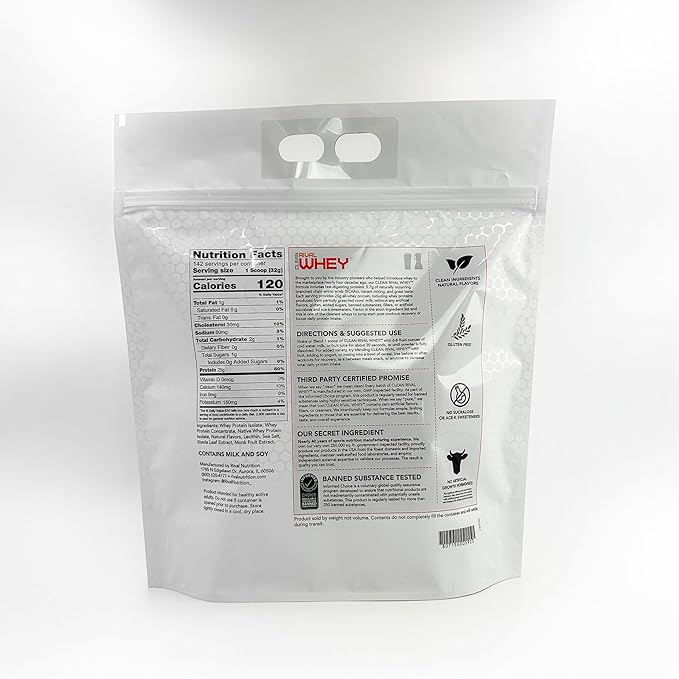 RIVAL NUTRITION Clean Rival Whey – 10LB True Vanilla – 100% Whey Protein Powder Whey Isolate Primary Source | 25g Protein Muscle Gain/Recovery | All Natural No Artificial Ingredients - 142 Servings