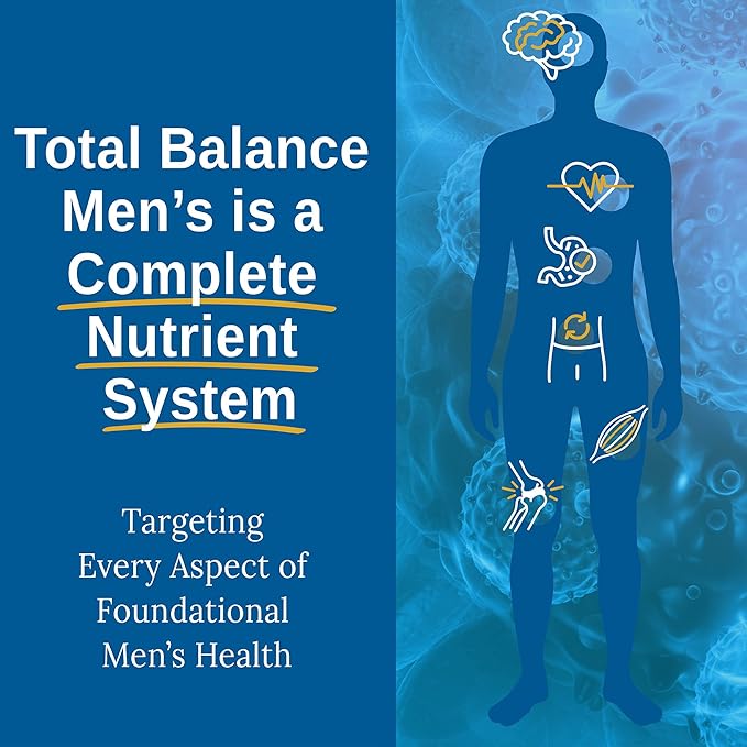 Xtendlife Total Balance Men’s Premium Multivitamin for Immune Heart Digestive &amp Cellular Health - Extra Strength Daily Support - 90+ Nutrients &amp Minerals - 30 Day Supply