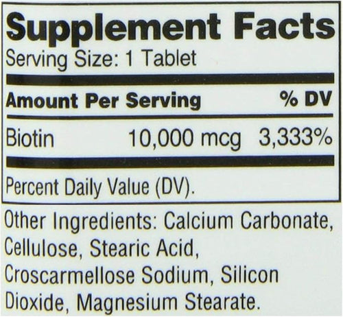 21st Century Biotin 10000 mcg 120 Tablets (Pack of 3)