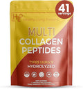 Healthy Living Proteins | Multi Hydrolyzed Collagen Peptides Type I II III V &amp X | Grass Fed Bovine Wild Caught Marine Free Range Chicken | Gluten Free (Unflavored 1 Pound (Pack of 1))