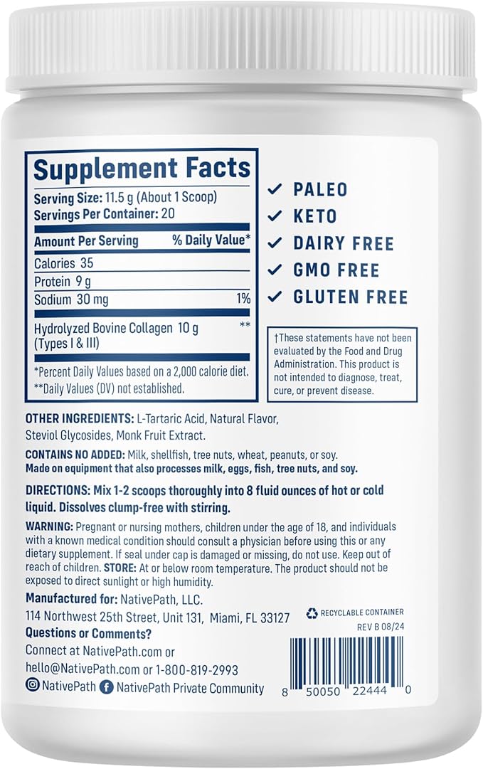 NativePath Chocolate and Wild Berry Collagen Peptides Bundle