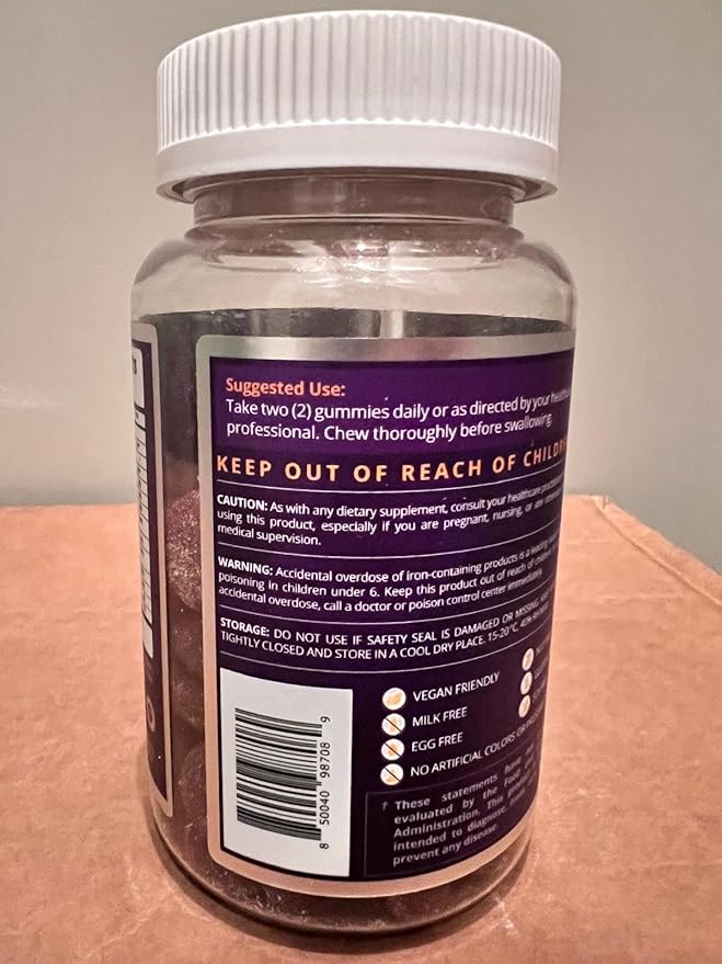 BeLive Iron and Turmeric for Blood Oxygen Energy Immune Support Healthy Skin and Mobility Support