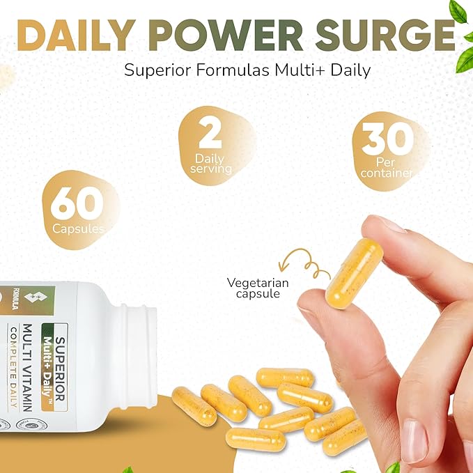 High Potency Multivitamin with AREDS2 Nutrients Physician-Formulated Daily Supplement with Lutein Zeaxanthin Zinc Vitamin C &amp E Methylated B Vitamins 3rd Party Tested