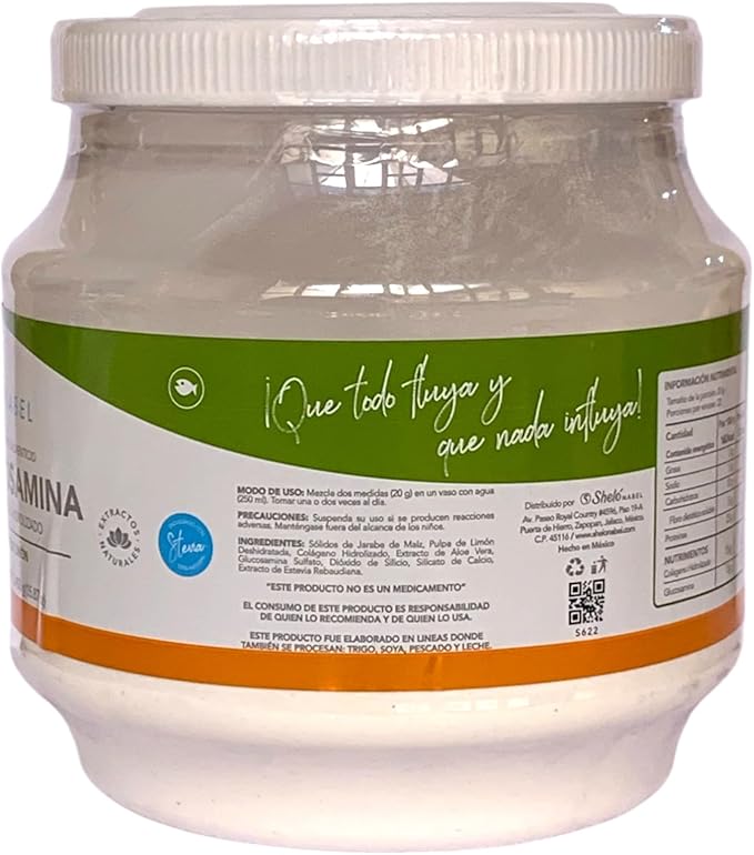 Sheló NABEL Hydrolyzed Collagen with Glucosamine Key Lime Flavored 15.87 oz