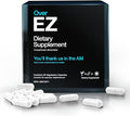 OVER EZ Pre-Drink Supplement - [$1.30 x Serving] Party Recovery &amp Prevention Pills for a Night Out &amp Better Mornings Milk Thistle Amino Acids Vitamin Bs (30 Servings)