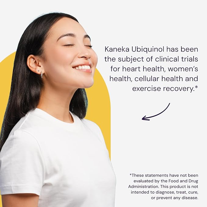 Healthy Origins Vegan Ubiquinol (Active Form of CoQ10) 100 mg - Kaneka Ubiquinol Supplements for Heart Health &amp Antioxidant Support - Gluten-Free &amp Non-GMO Supplement - 60 Veggie Gels
