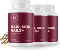 Hair Skin &amp Nails Supplement – Biotin Zinc &amp Vitamin B Complex – Supports Hair Skin &amp Nail Health – 3 Month Supply