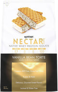 Syntrax Nutrition Nectar Sweets Whey Protein Isolate Vanilla Bean Torte 2 lbs Real Vanilla Ben Specks